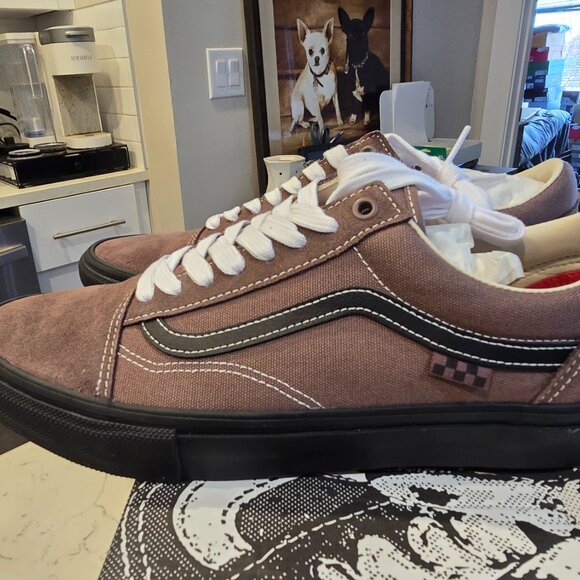 VANS SKATE OLD SKOOL BROWN men's sneakers VN0A5FCBTUP Size 11 Shoes NEW - Picture 6 of 10